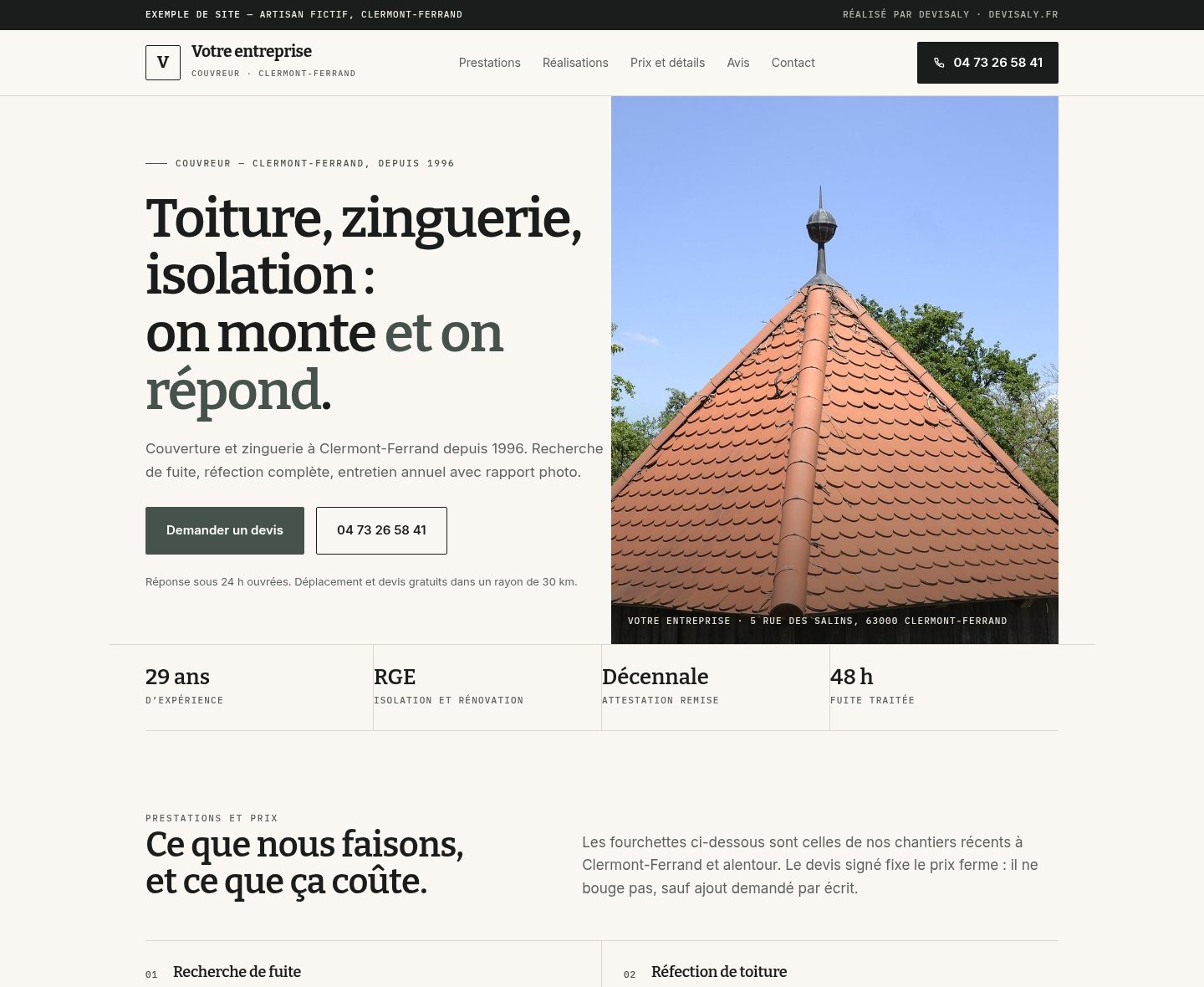 Site — Couvreur