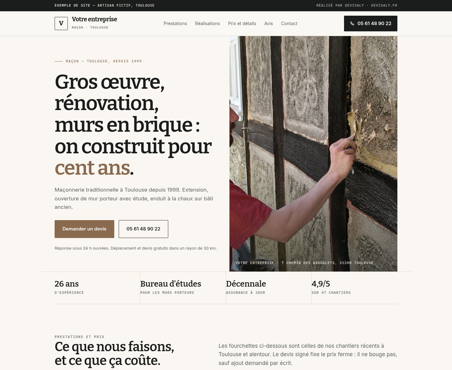 Site — Maçon